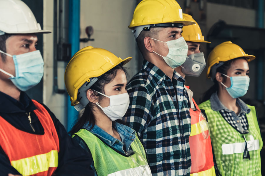 Hard Hat Workers