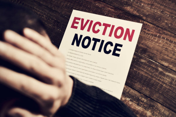 Eviction Notice Stock