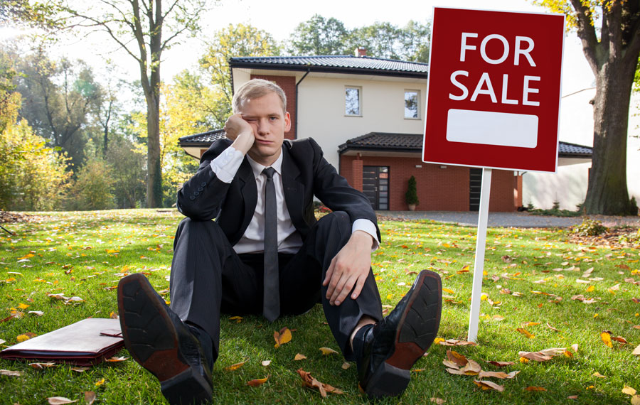 Man Sitting Home for Sale