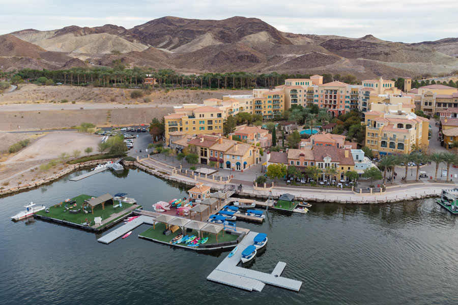 An aerial view of the beautiful Lake Las Vegas area in Nevada. File photo: Kit Leong, Shutter Stock, licensed.