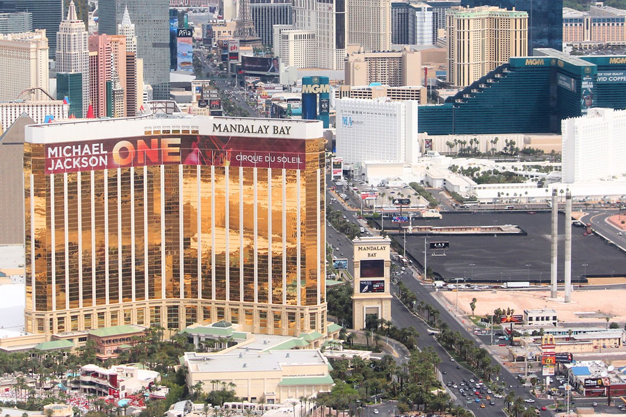 Aerial Mandalay Bay