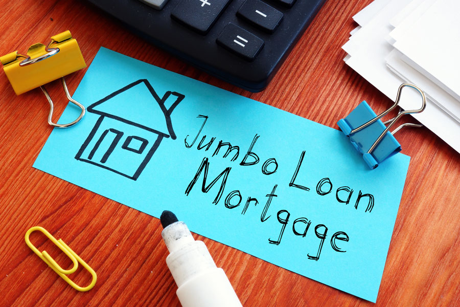 This risk associated with Jumbo mortgages is why the mortgage rates and down payment requirements are typically more than a traditional conforming loan. File photo: Jack_the_sparow, Shutter Stock, licensed.