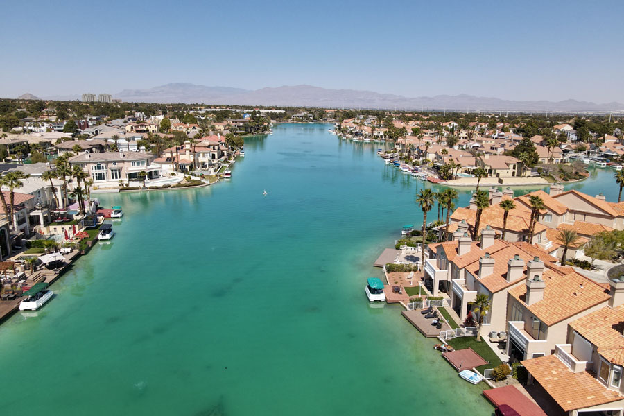 Located in the western part of the Las Vegas Valley near the Spring Mountains and Red Rock Canyon National Conservation Area, is Lake Sahara, a natural habitat for all kinds of wildlife, including endangered species such as razorback sucker fish. File photo: Count Chris, ShutterStock.com, licensed.